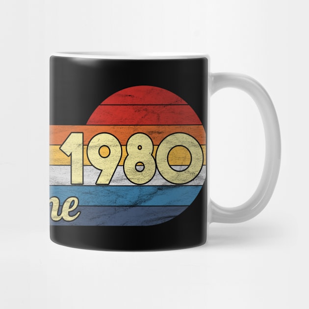 1980 Vintage Legendary Awesome Birthday Retro by NeverTry